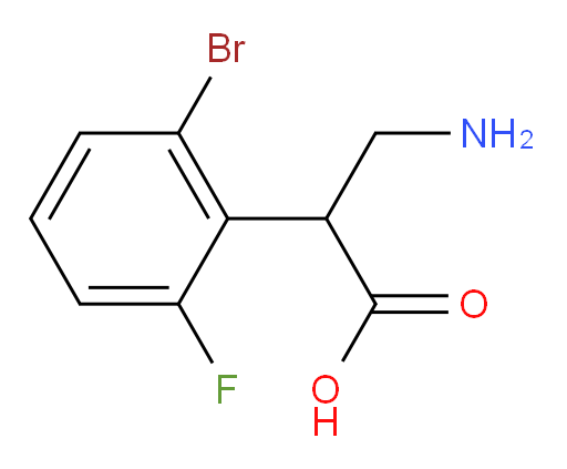 3-amino-2-(2-bromo-6-fluorophenyl)propanoic acid