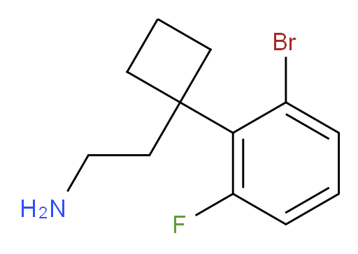 2-[1-(2-bromo-6-fluorophenyl)cyclobutyl]ethan-1-amine