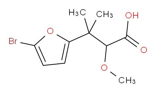 3-(5-bromofuran-2-yl)-2-methoxy-3-methylbutanoic acid