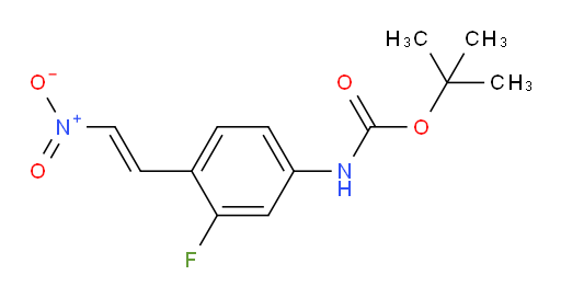 tert-butyl N-[3-fluoro-4-(2-nitroethenyl)phenyl]carbamate