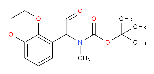 tert-butyl N-[1-(2,3-dihydro-1,4-benzodioxin-5-yl)-2-oxoethyl]-N-methylcarbamate