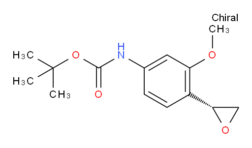 tert-butyl N-{3-methoxy-4-[(2R)-oxiran-2-yl]phenyl}carbamate