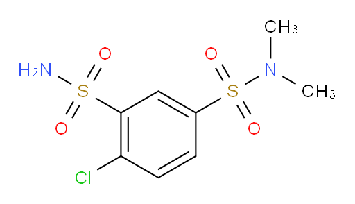 4-chloro-N1,N1-dimethylbenzene-1,3-disulfonamide