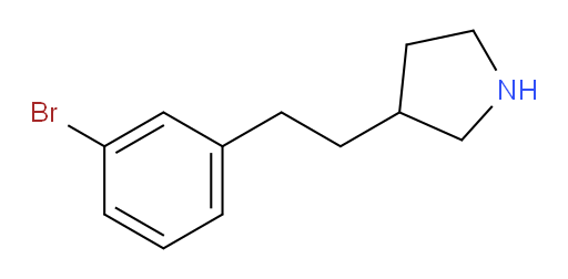 3-[2-(3-bromophenyl)ethyl]pyrrolidine