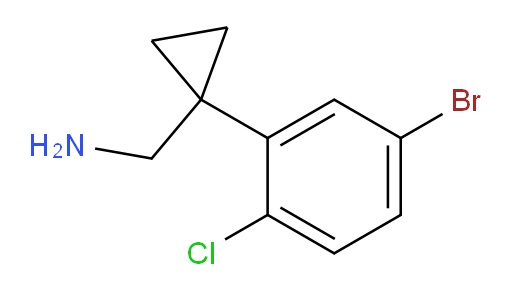 [1-(5-bromo-2-chlorophenyl)cyclopropyl]methanamine