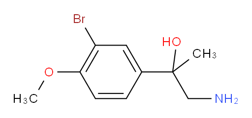 1-amino-2-(3-bromo-4-methoxyphenyl)propan-2-ol