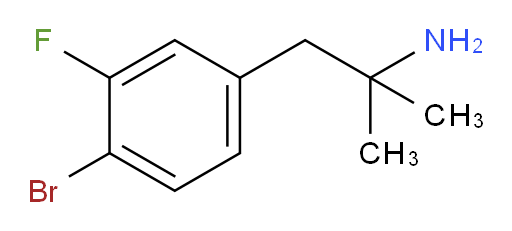 1-(4-bromo-3-fluorophenyl)-2-methylpropan-2-amine