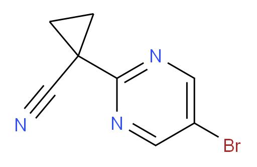 1-(5-bromopyrimidin-2-yl)cyclopropane-1-carbonitrile