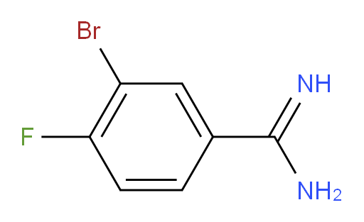 3-bromo-4-fluorobenzene-1-carboximidamide