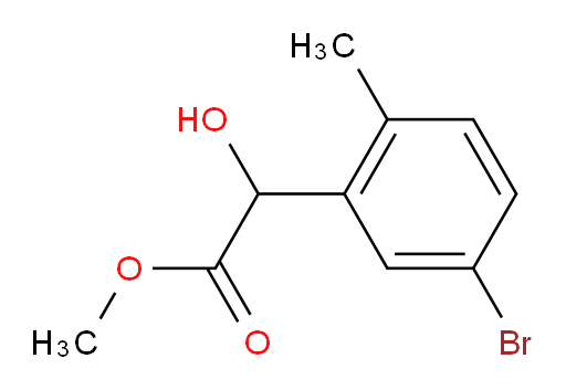 methyl 2-(5-bromo-2-methylphenyl)-2-hydroxyacetate