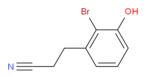 3-(2-bromo-3-hydroxyphenyl)propanenitrile