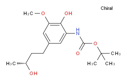 tert-butyl N-{2-hydroxy-5-[(3R)-3-hydroxybutyl]-3-methoxyphenyl}carbamate