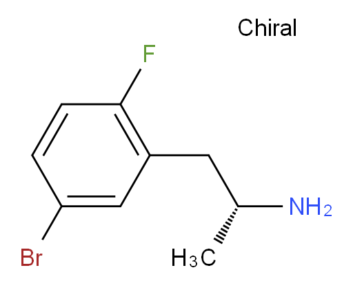 (2R)-1-(5-bromo-2-fluorophenyl)propan-2-amine