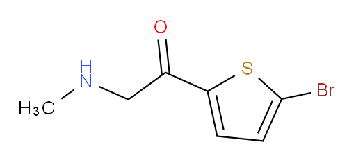 1-(5-bromothiophen-2-yl)-2-(methylamino)ethan-1-one