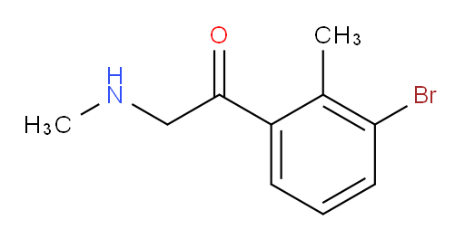 1-(3-bromo-2-methylphenyl)-2-(methylamino)ethan-1-one