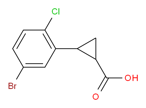 2-(5-bromo-2-chlorophenyl)cyclopropane-1-carboxylic acid