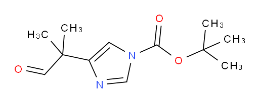 tert-butyl 4-(2-methyl-1-oxopropan-2-yl)-1H-imidazole-1-carboxylate