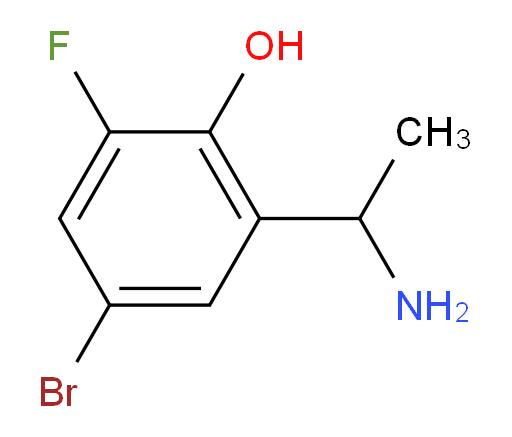 2-(1-aminoethyl)-4-bromo-6-fluorophenol