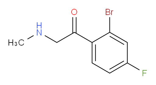 1-(2-bromo-4-fluorophenyl)-2-(methylamino)ethan-1-one