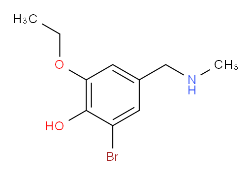 2-bromo-6-ethoxy-4-[(methylamino)methyl]phenol