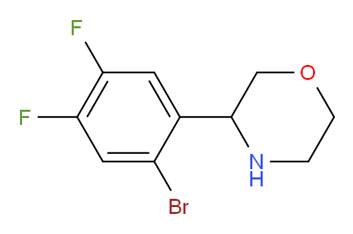 3-(2-bromo-4,5-difluorophenyl)morpholine