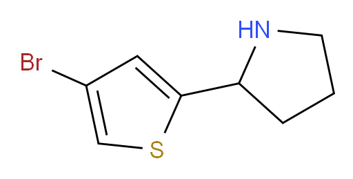 2-(4-bromothiophen-2-yl)pyrrolidine