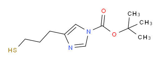 tert-butyl 4-(3-sulfanylpropyl)-1H-imidazole-1-carboxylate