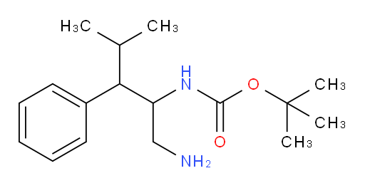 tert-butyl N-(1-amino-4-methyl-3-phenylpentan-2-yl)carbamate