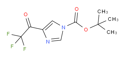 tert-butyl 4-(trifluoroacetyl)-1H-imidazole-1-carboxylate