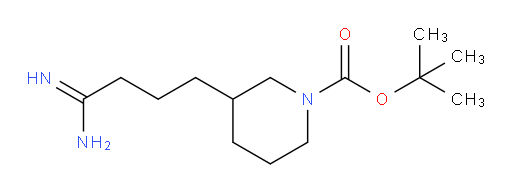 tert-butyl 3-(3-carbamimidoylpropyl)piperidine-1-carboxylate