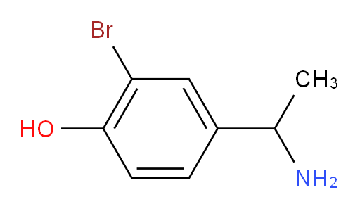 4-(1-aminoethyl)-2-bromophenol