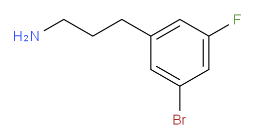 3-(3-bromo-5-fluorophenyl)propan-1-amine