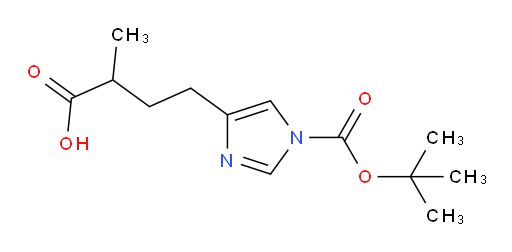 4-{1-[(tert-butoxy)carbonyl]-1H-imidazol-4-yl}-2-methylbutanoic acid