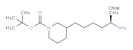 tert-butyl 3-[(5R)-5-aminohexyl]piperidine-1-carboxylate