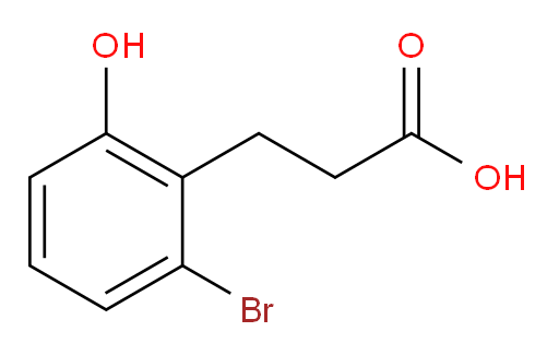 3-(2-bromo-6-hydroxyphenyl)propanoic acid