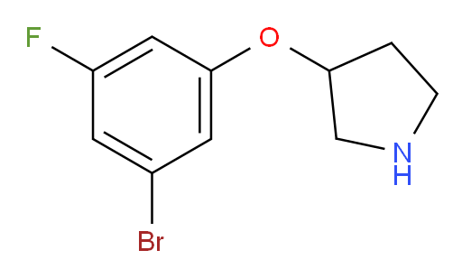 3-(3-bromo-5-fluorophenoxy)pyrrolidine