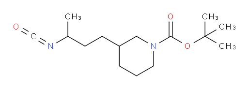 tert-butyl 3-(3-isocyanatobutyl)piperidine-1-carboxylate