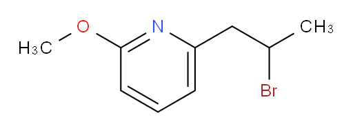 2-(2-bromopropyl)-6-methoxypyridine