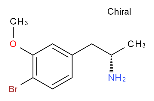 (2S)-1-(4-bromo-3-methoxyphenyl)propan-2-amine