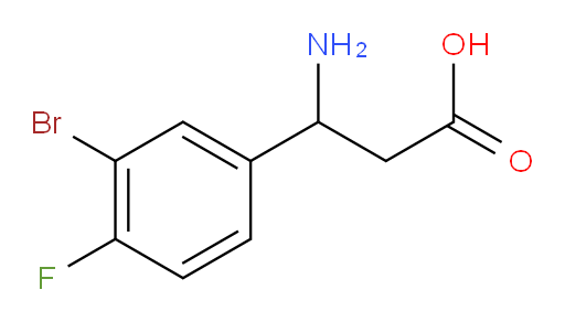 3-amino-3-(3-bromo-4-fluorophenyl)propanoic acid