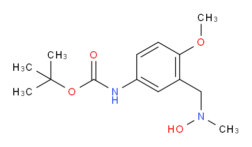 tert-butyl N-(3-{[hydroxy(methyl)amino]methyl}-4-methoxyphenyl)carbamate
