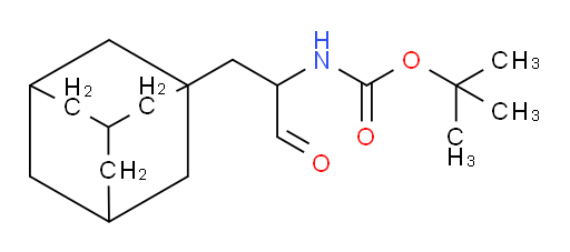 tert-butyl N-[1-(adamantan-1-yl)-3-oxopropan-2-yl]carbamate