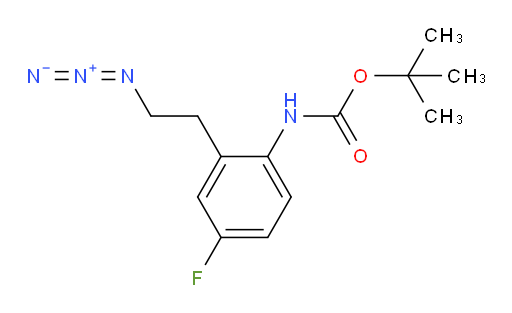 tert-butyl N-[2-(2-azidoethyl)-4-fluorophenyl]carbamate