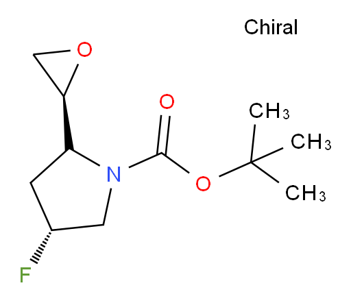 tert-butyl (4R)-4-fluoro-2-[(2S)-oxiran-2-yl]pyrrolidine-1-carboxylate