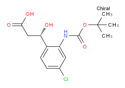 (3S)-3-(2-{[(tert-butoxy)carbonyl]amino}-4-chlorophenyl)-3-hydroxypropanoic acid