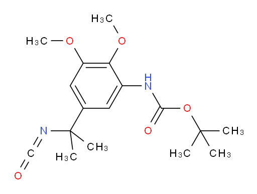 tert-butyl N-[5-(2-isocyanatopropan-2-yl)-2,3-dimethoxyphenyl]carbamate