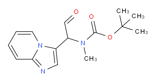 tert-butyl N-(1-{imidazo[1,2-a]pyridin-3-yl}-2-oxoethyl)-N-methylcarbamate
