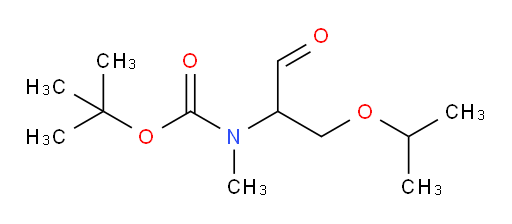 tert-butyl N-methyl-N-[1-oxo-3-(propan-2-yloxy)propan-2-yl]carbamate