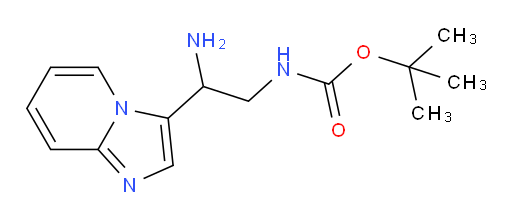 tert-butyl N-(2-amino-2-{imidazo[1,2-a]pyridin-3-yl}ethyl)carbamate
