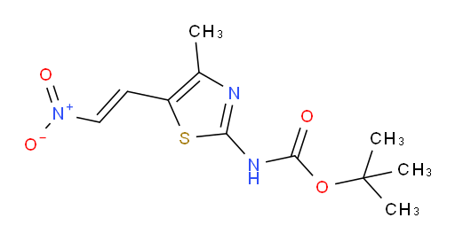 tert-butyl N-[4-methyl-5-(2-nitroethenyl)-1,3-thiazol-2-yl]carbamate